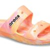 Zuecos Crocs Classic Marble Beach unisex, zapatillas rojas multicolor «Rojo» 207701-83F