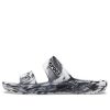 Zuecos Crocs Classic Marble Beach, zapatillas deportivas unisex, blanco y negro 207701-103