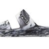 Zuecos Crocs Classic Marble Beach, zapatillas deportivas unisex, blanco y negro 207701-103