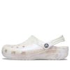Zuecos Crocs Classic Marble «Blanco y rosa» 207363-6PS