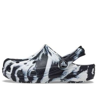 Zuecos Crocs Classic Marbled «Black White» 207002-103