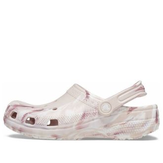 Zuecos Crocs Classic Marbled «Blanco y rosa» 206867-6WS