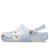 Zuecos Crocs Classic Marbled para mujer, color azul calcita, 206867-4NT