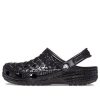Zuecos Crocs Classic Metallic Crocskin «Negro» 209093-040