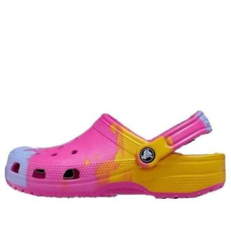 Zuecos Crocs Classic Ombre «Rosa, Amarillo, Azul» 208275-6UC