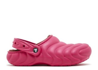 Zuecos Crocs Classic Overpuff con forro «Dragon Fruit»