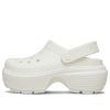 Zuecos Crocs Classic para mujer, color blanco, 209347-0WV
