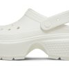 Zuecos Crocs Classic para mujer, color blanco, 209347-0WV