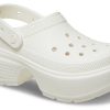 Zuecos Crocs Classic para mujer, color blanco, 209347-0WV