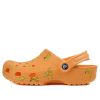 Zuecos Crocs Classic para mujer, color naranja, 206375-801