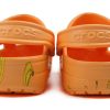 Zuecos Crocs Classic para mujer, color naranja, 206375-801