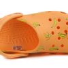 Zuecos Crocs Classic para mujer, color naranja, 206375-801