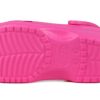 Zuecos Crocs Classic para mujer, color rosa intenso, 10001-6X0 Zuecos Crocs Classic para mujer, color rosa intenso, 10001-6X0