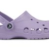 Zuecos Crocs Classic para mujer, ligeros, informales, para playa, morados, 10126-530