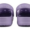 Zuecos Crocs Classic para mujer, ligeros, informales, para playa, morados, 10126-530
