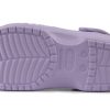 Zuecos Crocs Classic para mujer, ligeros, informales, para playa, morados, 10126-530