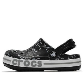 Zuecos Crocs Classic para niños, sandalias deportivas, color negro, 207020-0C4