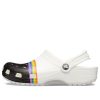 Zuecos Crocs Classic Rainbow Pride «Blanco y negro» 205971-94S