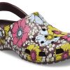 Zuecos Crocs Classic Retro Floral «Amarillo Rosa» 208954-6WF