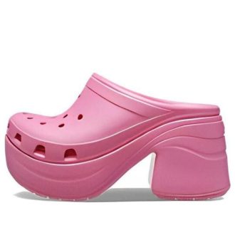 Zuecos Crocs Classic Siren para mujer, color rosa intenso, 208547-6VZ
