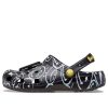 Zuecos Crocs Classic Smiley World «Negro y blanco» 207971-0C4