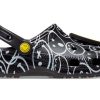 Zuecos Crocs Classic Smiley World «Negro y blanco» 207971-0C4
