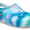Zuecos Crocs Classic Solarized con forro «Blanco, azul y aguamarina» 207560-4SU