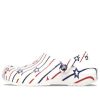 Zuecos Crocs Classic Stars and Stripe «Blanco Multi» 208877-94S