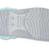 Zuecos Crocs Classic Stay Warm con forro polar unisex, gris y azul, 206633-0IG