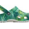 Zuecos Crocs Classic Tropical con diseño de camuflaje verde 207179-94S