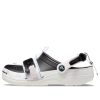 Zuecos Crocs Classic Zip Tie Buckle «Negro Blanco» 208127-066