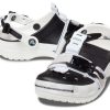 Zuecos Crocs Classic Zip Tie Buckle «Negro Blanco» 208127-066