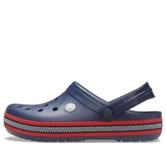 Zuecos Crocs Crocband con cremallera en color azul marino 206594-4SA