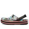 Zuecos Crocs Crocband Seasonal Graphic «Negro, Blanco y Rosa» 205579-0CV