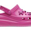 Zuecos Crocs Crush High Shine «Rosa Eléctrico» 209285-6QQ