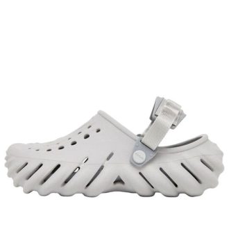 Zuecos Crocs Echo para mujer, color gris, 207937W-112