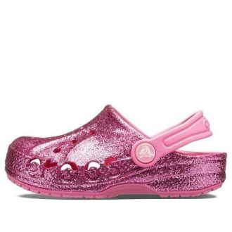 Zuecos Crocs (GS) Baya con purpurina «Rosa» 207014-669