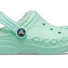 Zuecos Crocs (GS) Classic Baya con forro «Mint» 205977-3TI