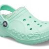 Zuecos Crocs (GS) Classic Baya con forro «Mint» 205977-3TI