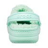 Zuecos Crocs (GS) Classic Baya con forro «Mint» 205977-3TI