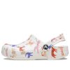 Zuecos Crocs (GS) Classic Character Print K «Blanco, Rojo, Azul» 209695-9CD