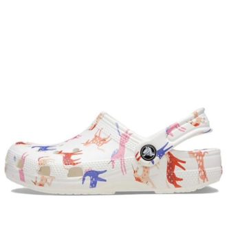 Zuecos Crocs (GS) Classic Character Print K «Blanco, Rojo, Azul» 209695-9CD