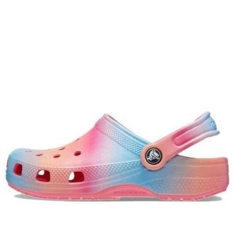 Zuecos Crocs (GS) Classic Color Dip «Rosa, Azul y Naranja» 209041-6WA