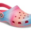Zuecos Crocs (GS) Classic Color Dip «Rosa, Azul y Naranja» 209041-6WA
