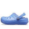 Zuecos Crocs (GS) Classic con forro azul 203506-434