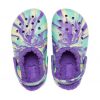 Zuecos Crocs (GS) Classic con forro jaspeado «Multicolor neón morado» 207238-573
