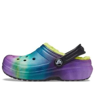 Zuecos Crocs (GS) Classic con forro Out of the World «Multicolor» 207322-0GU
