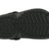 Zuecos Crocs (GS) Classic con forro para niños, color negro, 207010-060