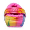 Zuecos Crocs (GS) Classic con forro tie-dye y estampado «Azul Rosa» 206683-6RW