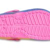 Zuecos Crocs (GS) Classic con forro tie-dye y estampado «Azul Rosa» 206683-6RW